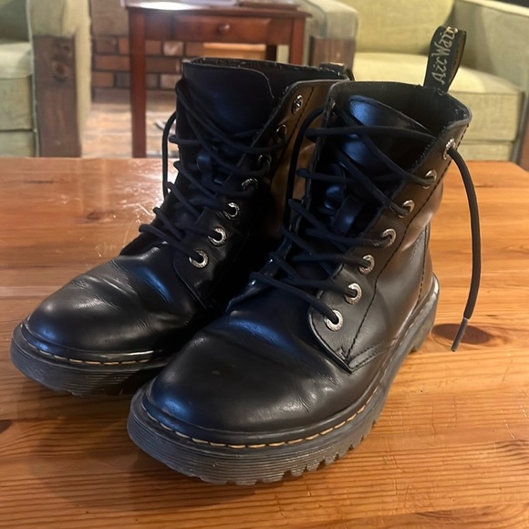 Dr martens, leather boots, black, size 38 - Picture 1 of 9